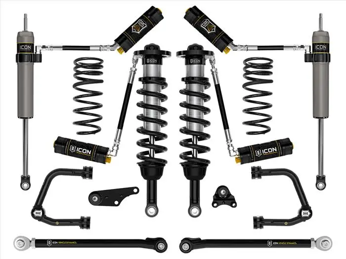 Icon 24+ Toyota Tacoma 1.25-3In Lift Stage 8 Suspension System Tubular Uca W/ Rear Springs 1