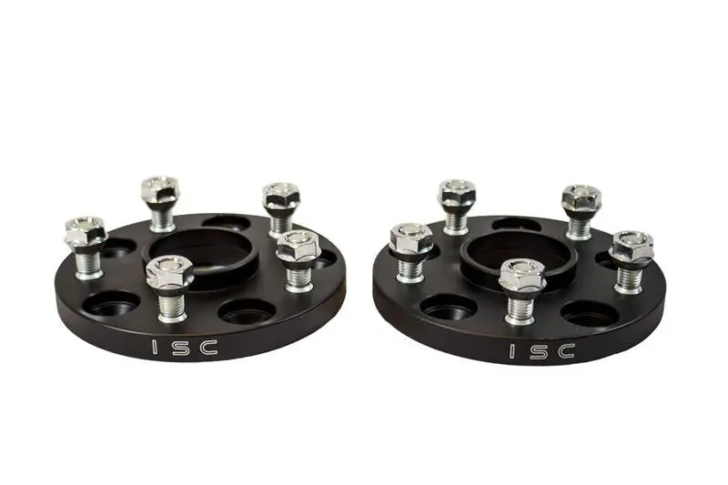 Isc Suspension Mazda/Mitsubishi 5X114.3 Hub Centric (67 Hub Bore) Wheel Spacers 15Mm Black (Pair) 1