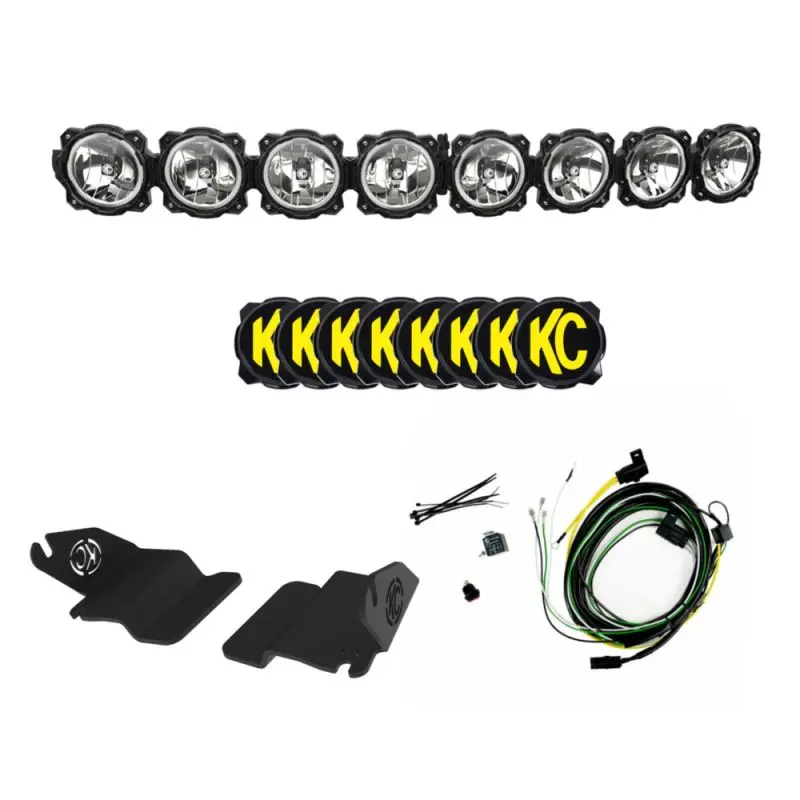 Kc Hilites 2021+ Ford Bronco 50In. Pro6 Gravity Led 8-Light 160W Combo Beam Overhead Light Bar System 1
