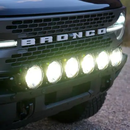 Kc Hilites 21+ Ford Bronco 39In. Gravity Led Pro6 Light Bar Kit Front Bumper 1