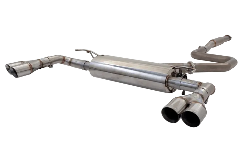 Kia Forte Gt Non – Polished Stainless Steel 3″ Cat-Back Exhaust System With Varex Muffler And Tips (With Smart Box) 1