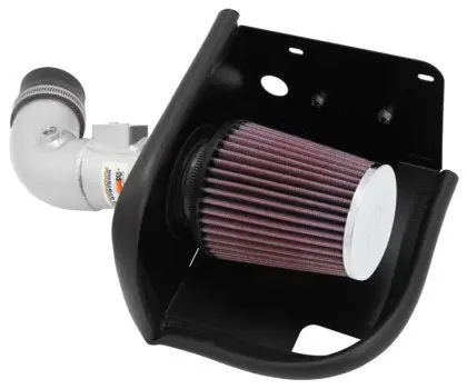 K&N 11-12 Ford Fiesta 1.6L L4 Silver Typhoon Performance Intake 1
