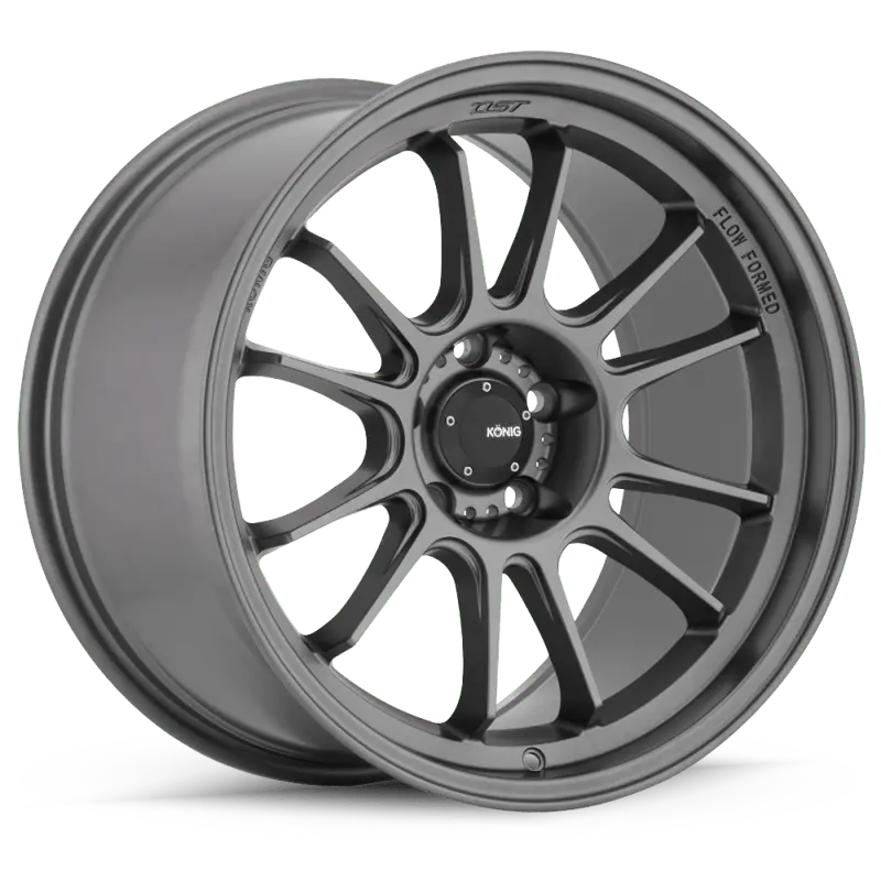 Konig Hypergram 18×8.5 5×108 Et43 Matte Grey 1