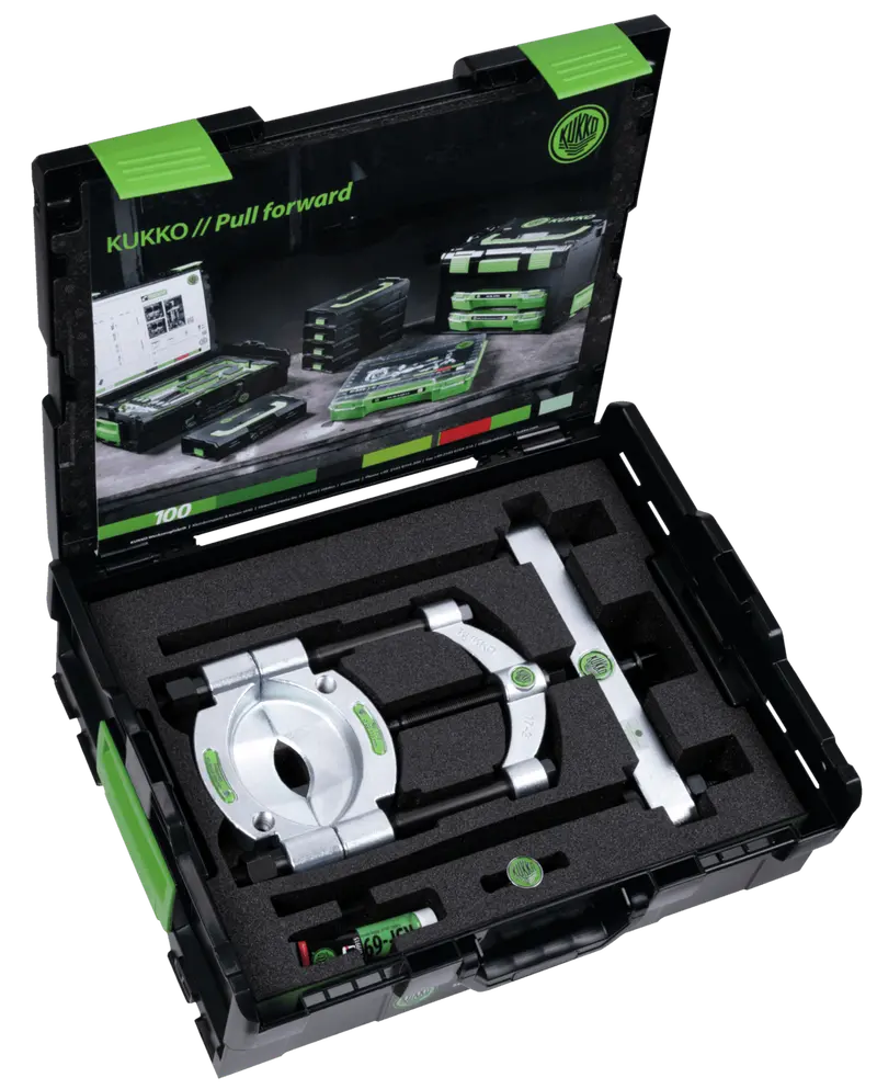 Kukko 17-B Bearing Separator-Set With Quick Clamping Pressure Spindle 7/8 - 4 1/2 Inch (22 - 115 Mm) 1