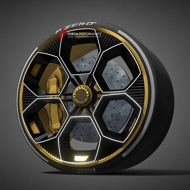Lambo V12 Vision Gt Style Forged Wheels Rims For Lamborghini Huracan Sto / Evo | Aventador Sv / Svj | Urus 1