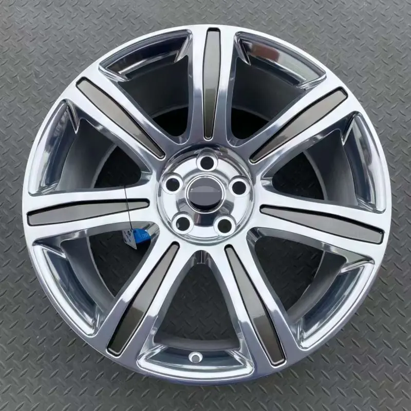 Land Rover Polished Set Silver Grey Forged Wheels 1