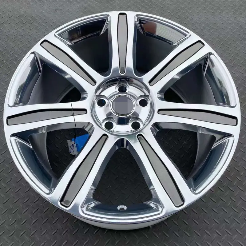 Land Rover Polished Set Silver Grey Forged Wheels 6