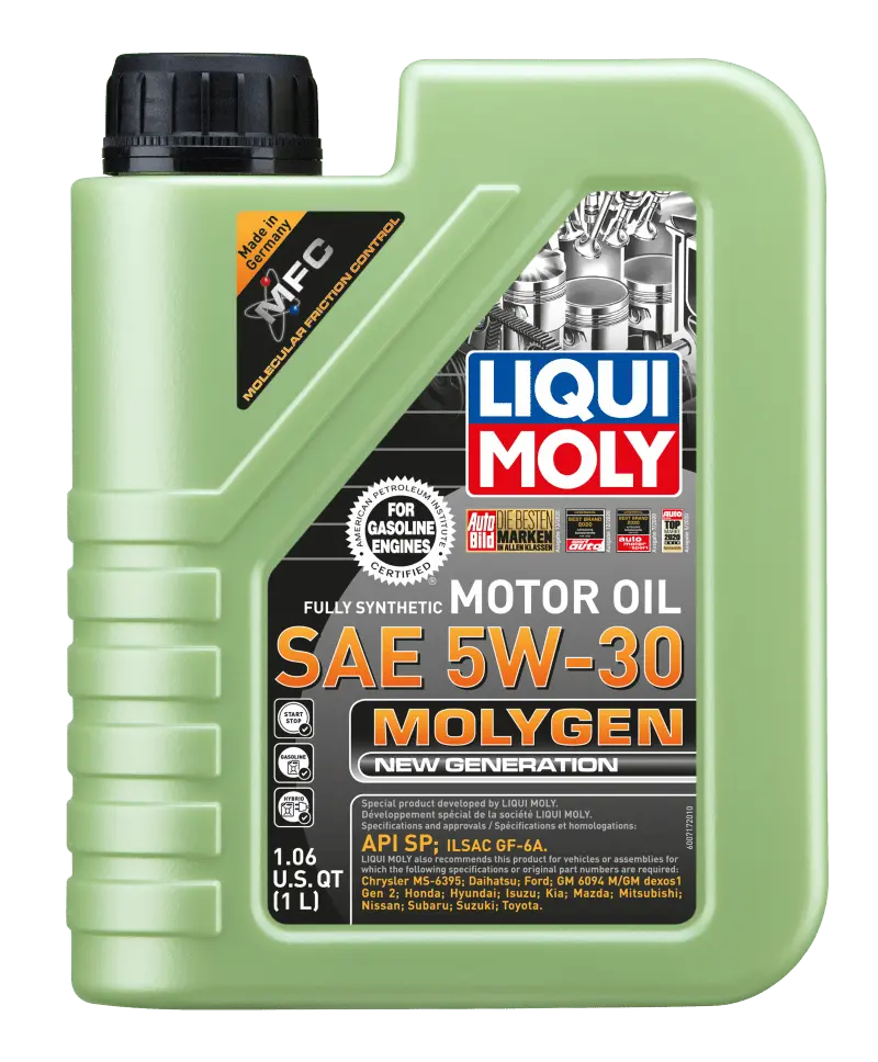 Liqui Moly 1L Molygen New Generation Motor Oil 5W30 - Case Of 6 1