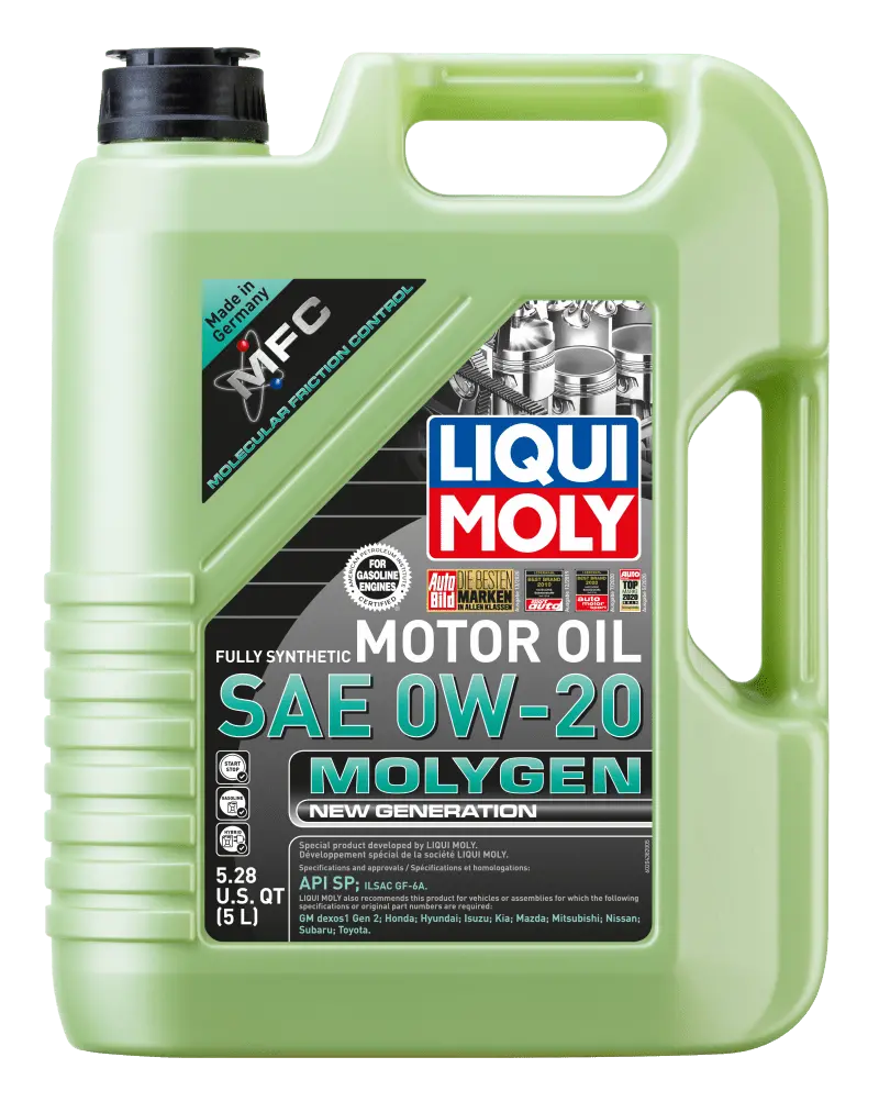 Liqui Moly 5L Molygen New Generation 0W20 - Case Of 4 1