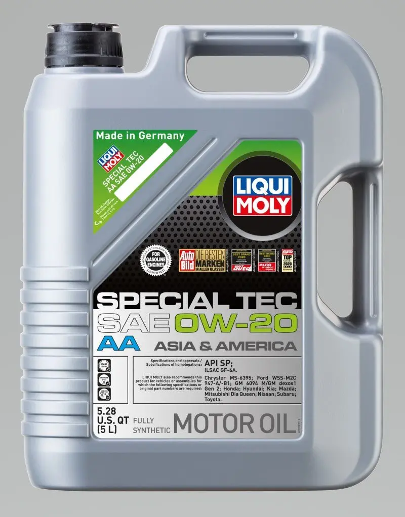 Liqui Moly 5L Special Tec Aa Motor Oil 0W20 - Case Of 4 2