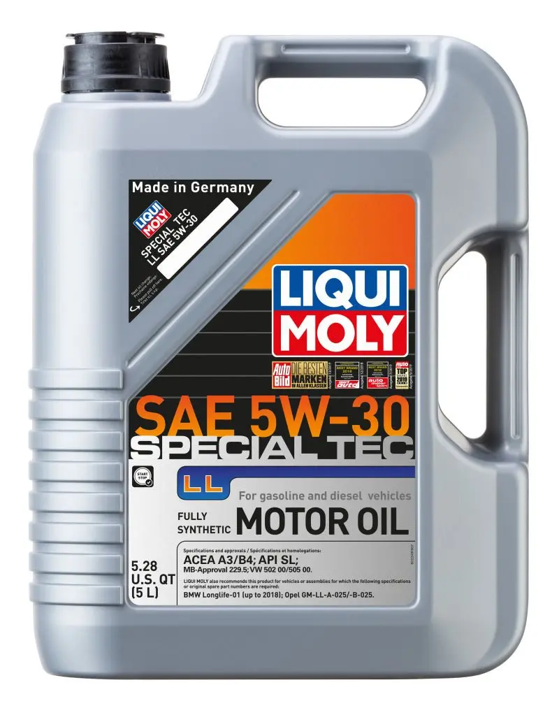 Liqui Moly 5L Special Tec Ll Motor Oil 5W30 - Case Of 4 1