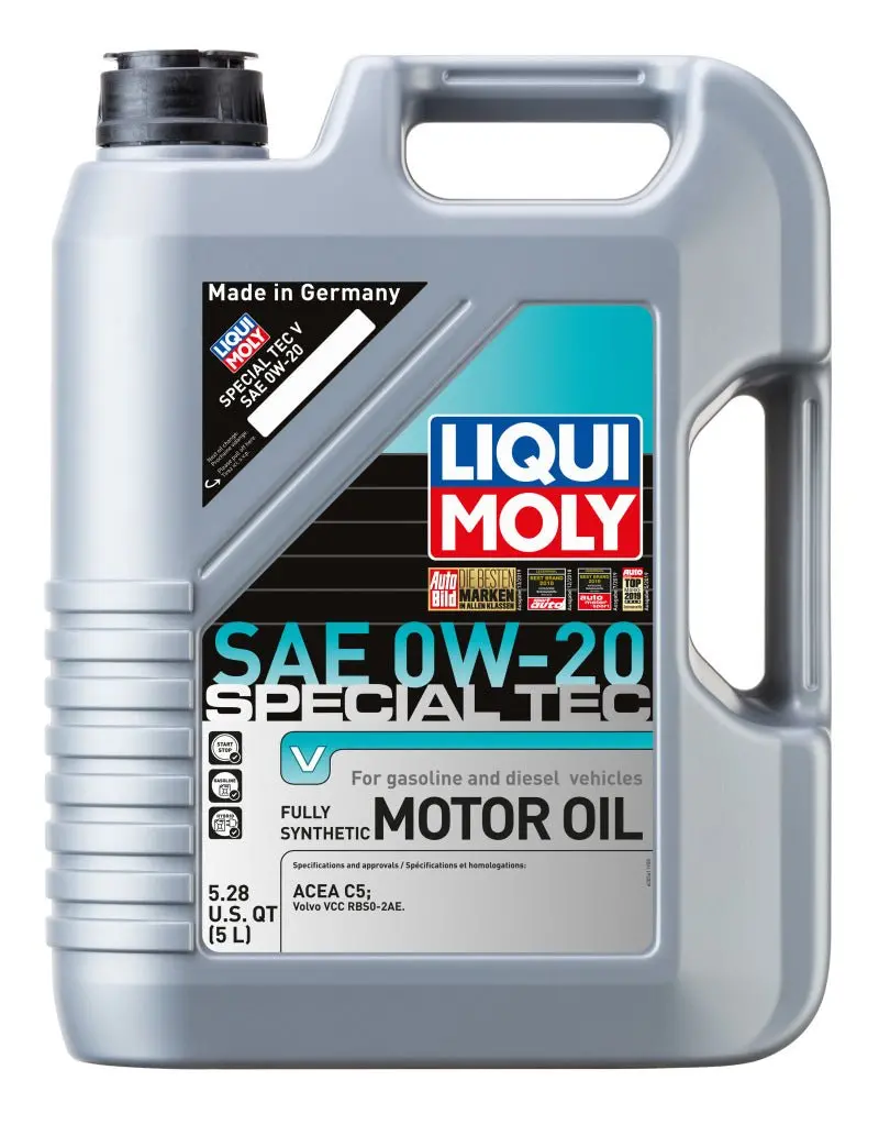 Liqui Moly 5L Special Tec V Motor Oil 0W20 - Case Of 4 1