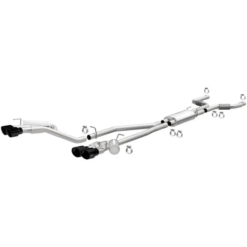 Magnaflow 20-23 Ford Explorer 3.0L V6 Dual Exit Quad Black Chrome Tip Street Series Cat-Back Exhaust 1