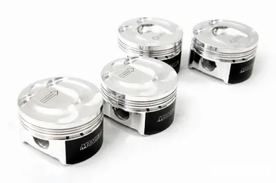 Manley Ford 2.3L Ecoboost 87.5Mm Std Size Bore 9.5:1 Dish Piston Set 1