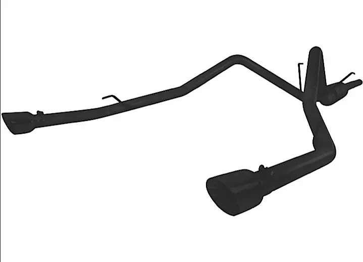 Mbrp 09-14 Dodge Ram 1500 5.7L Cat-Back Dual Split Rear (Through Stock Bumper) Al - Black 1