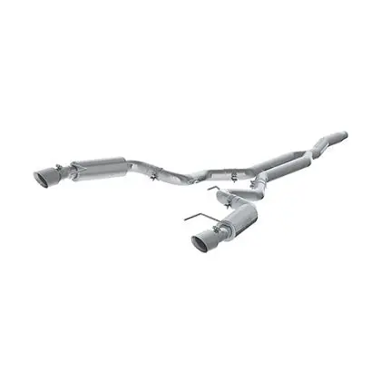 Mbrp 15-19 Ford Mustang Ecoboost 2.3L Alum 3In Cat Back Dual Split Rear Exit (Race Version) 1
