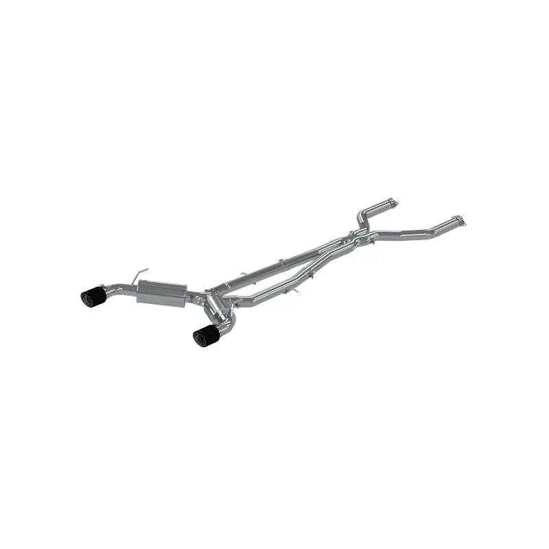 Mbrp 16-24 Infiniti Q50 3.0L Fwd/Awd 3In Cat Back W/ 4.5In Od Carbon Fiber Tips - T304 1