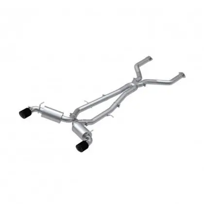 Mbrp 17-22 Infiniti Q60 3.0L Rwd/Awd Cat Back Dual Rear W/ Carbon Fiber Tips 1