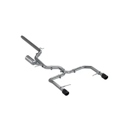 Mbrp 19-21 Vw Jetta Gli T304 Ss 3In Cat-Back Dual Rear Exit Exhaust- Carbon Fiber Tips 1