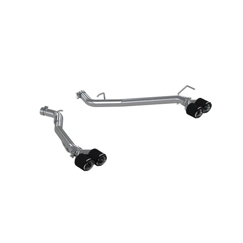 Mbrp 20-23 Ford Explorer St 3.0L Ecoboost Dual Rear Exit Axle Back W/ Quad Carbon Fiber Tips - T304 1