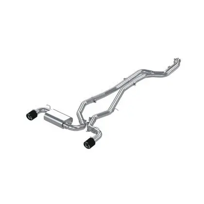 Mbrp 2020+ Toyota Supra 3.0L 3In Catback Dual Rear Carbon Fiber Tips - T304 1