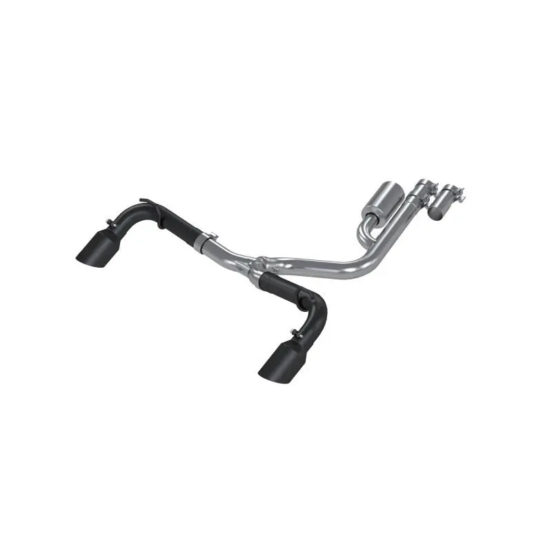 Mbrp 2021+ Ford Bronco Sport (1.5L / 2.0L Ecoboost) 2.5In Res-Back Exhaust - Dual Rear - Alum. Steel Black 1