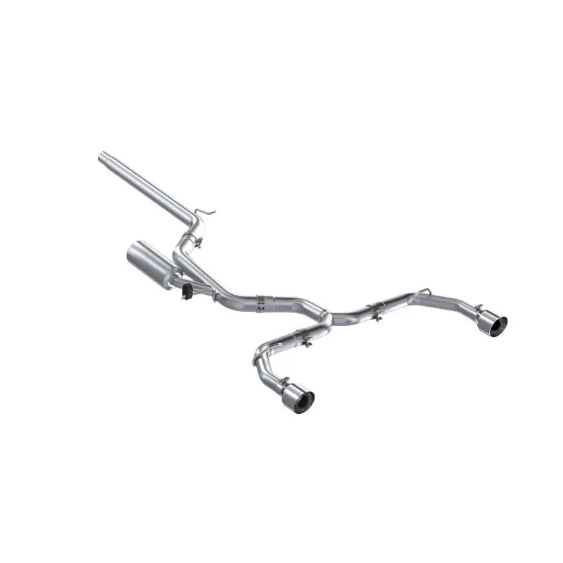Mbrp 2022-2024 Volkswagen Golf Gti Mk8 T304 Ss 3In Cat-Back Exhaust 2.5In Dual Split Rear 1