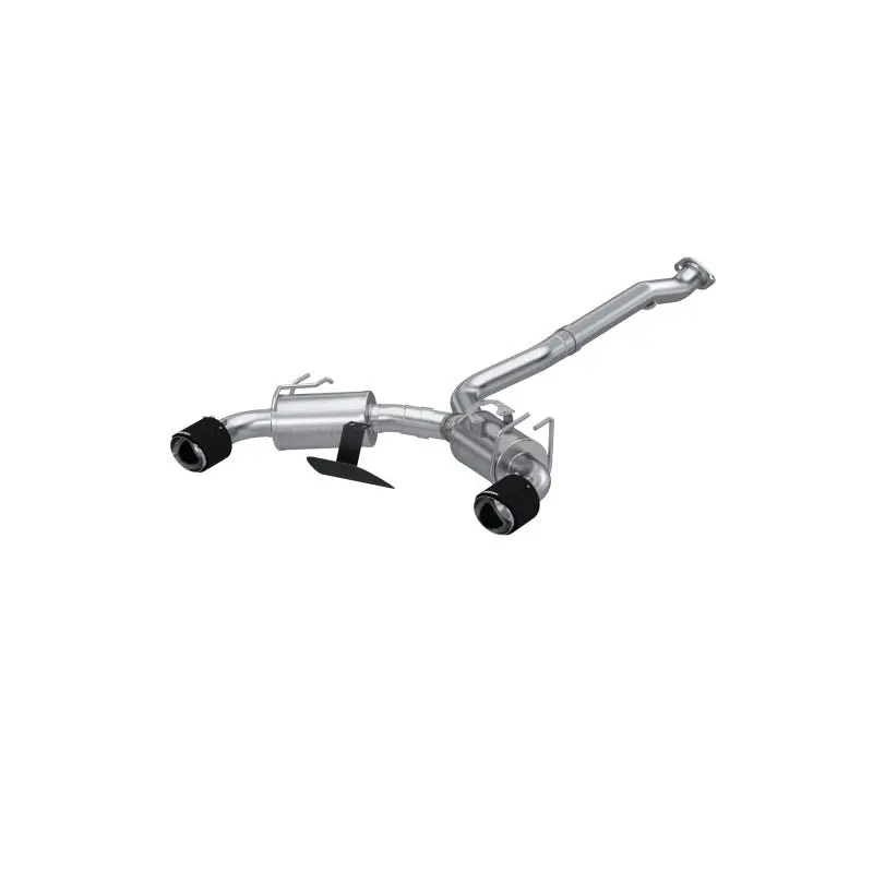 Mbrp 2023 Toyota Corolla Gr 1.6L T304 Ss 3In Cat-Back Dual Split Rear W/ Carbon Fiber Tips 1