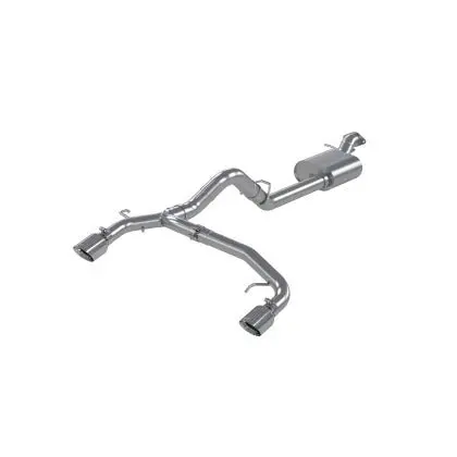 Mbrp 21-22 Ford Bronco 2.3/2.7L Ecoboost 2/4-Dr 3In Catback Dual Split Rear Exit Aluminized Steel 1