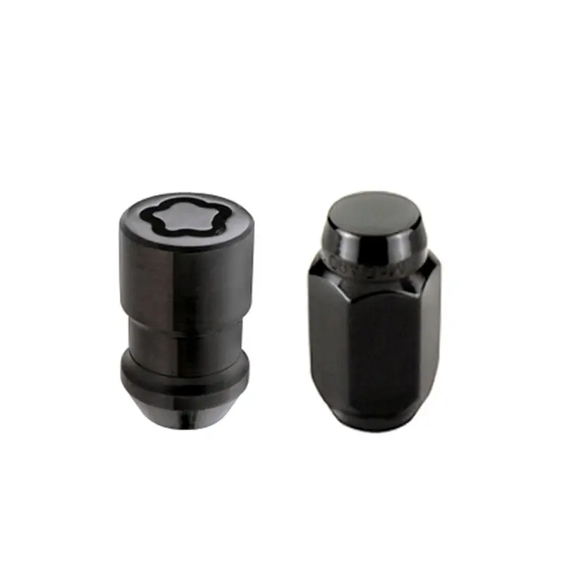 Mcgard 5 Lug Hex Install Kit W/Locks (Cone Seat Nut) M12x1.5 / 13/16 Hex / 1.5In. Length - Black 1