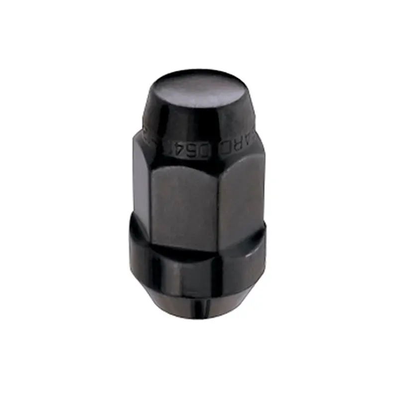 Mcgard Hex Lug Nut (Cone Seat Bulge Style) M14x1.5 / 22Mm Hex / 1.635In. Length (Box Of 144) - Black 1