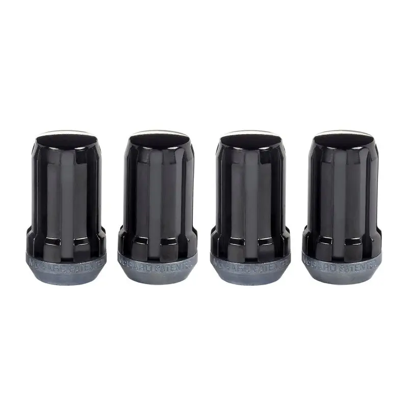 Mcgard Splinedrive Lug Nut (Cone Seat) M14x1.5 / 1.648In. Length (4-Pack) - Black (Req. Tool) 1