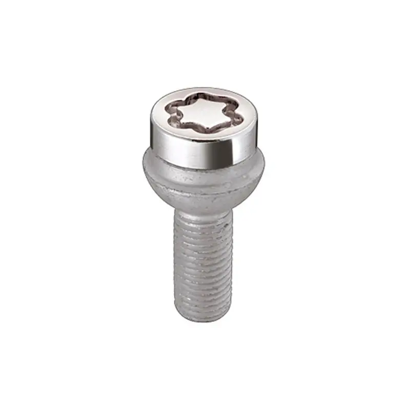 Mcgard Wheel Lock Bolt Set - 4Pk. (Radius Seat) M14x1.5 / 17Mm Hex / 26.7Mm Shank Length - Chrome 1