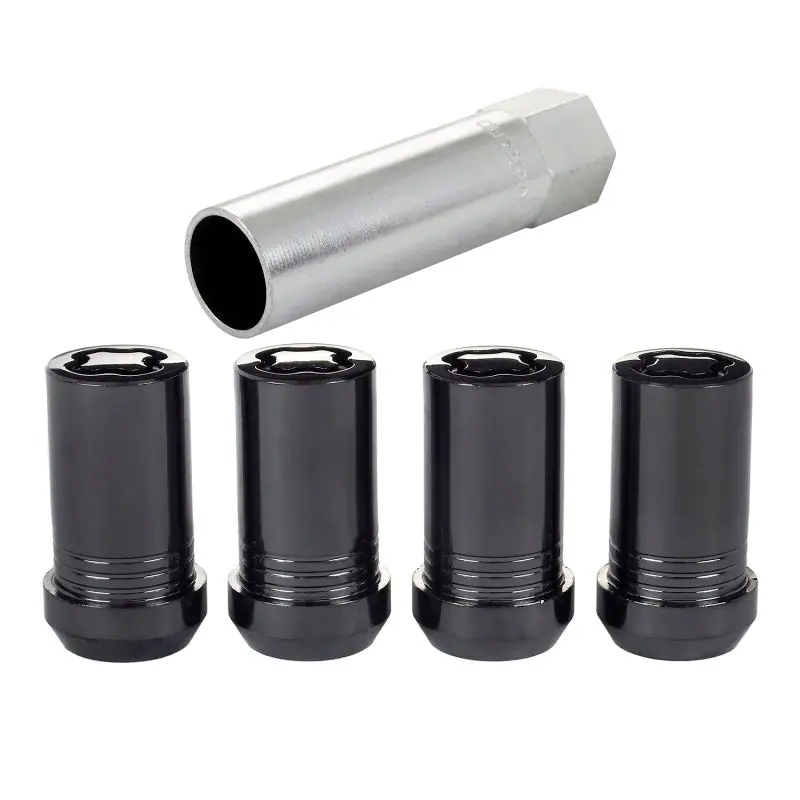 Mcgard Wheel Lock Nut Set - 4Pk. (Tuner / Cone Seat) M14x1.5 / 22Mm Hex / 1.648In. Length - Black 1