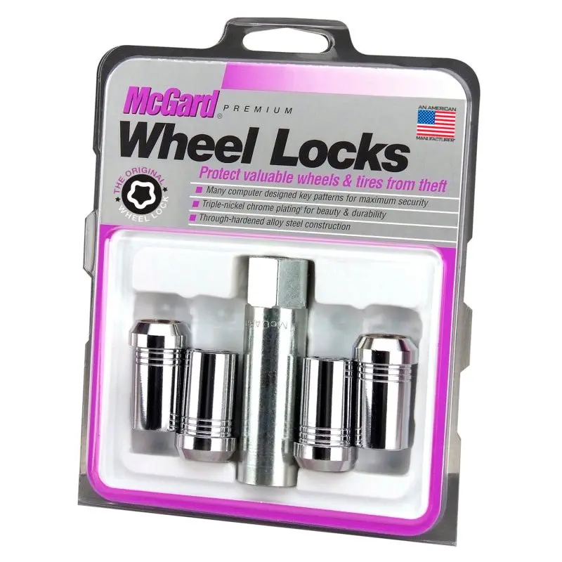 Mcgard Wheel Lock Nut Set - 4Pk. (Tuner / Cone Seat) M14x1.5 / 22Mm Hex / 1.648In. Length - Chrome 1