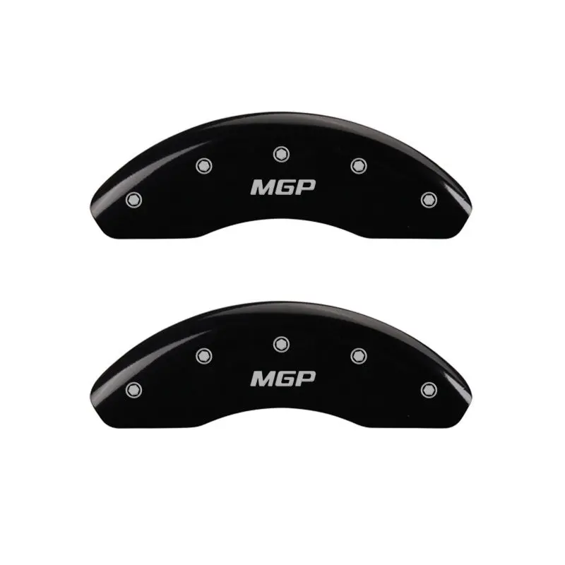 Mgp 4 Caliper Covers Engraved Front & Rear Mgp Black Finish Silver Ch 2