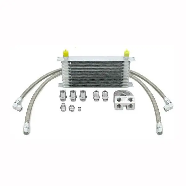 Mishimoto 08+ Mitsubishi Evolution X Black Oil Cooler Kit 1