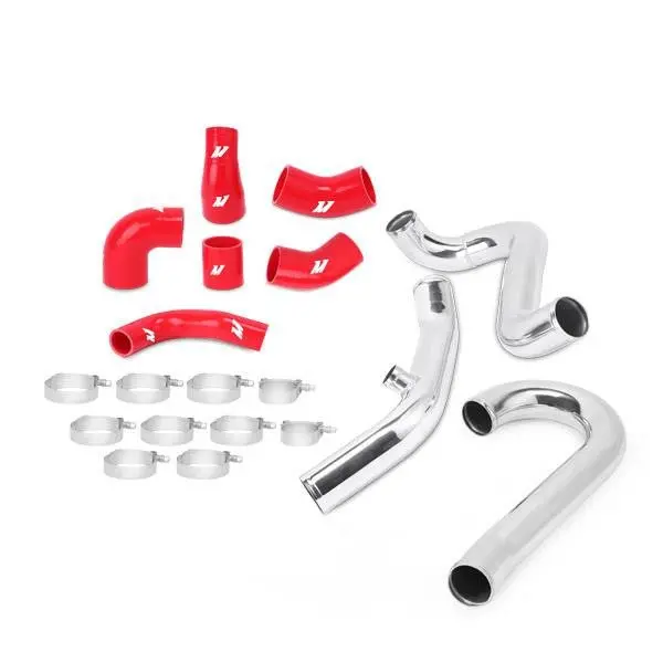 Mishimoto 08+ Mitsubishi Lancer Evolution X Black Lower Intercooler Pipe Kit 1