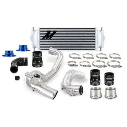 Mishimoto 21+ 2.3L Bronco Stock Location Int Kit - Polished Pipes / Silver Core 1
