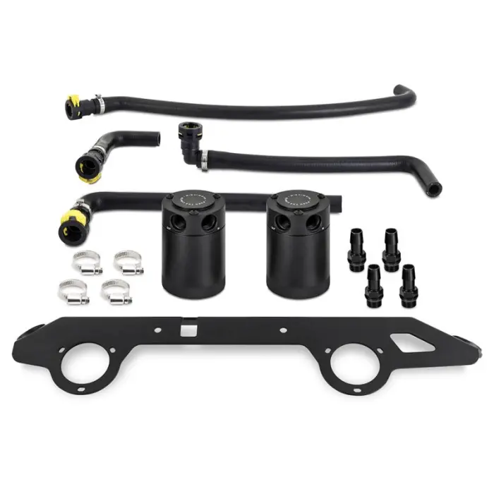 Mishimoto Baffled Dual Oil Catch Can System 2021+Ford Bronco 2.7L 1