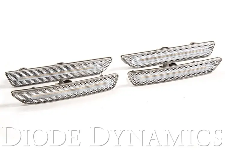 Mustang 2010 Led Sidemarkers Clear Set Diode Dynamics 1