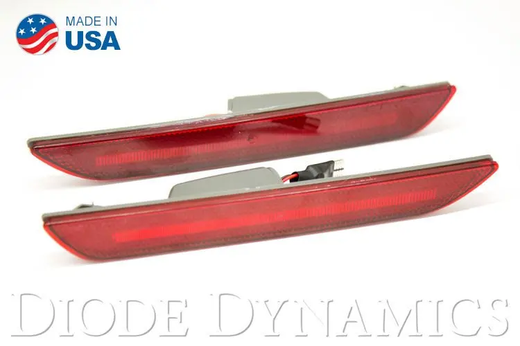 Mustang 2015 Eu Led Sidemarkers Red Set Diode Dynamics 1