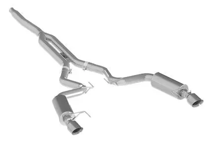 Mustang Ecoboost Mbrp Aluminized Cat Back Exhaust 1