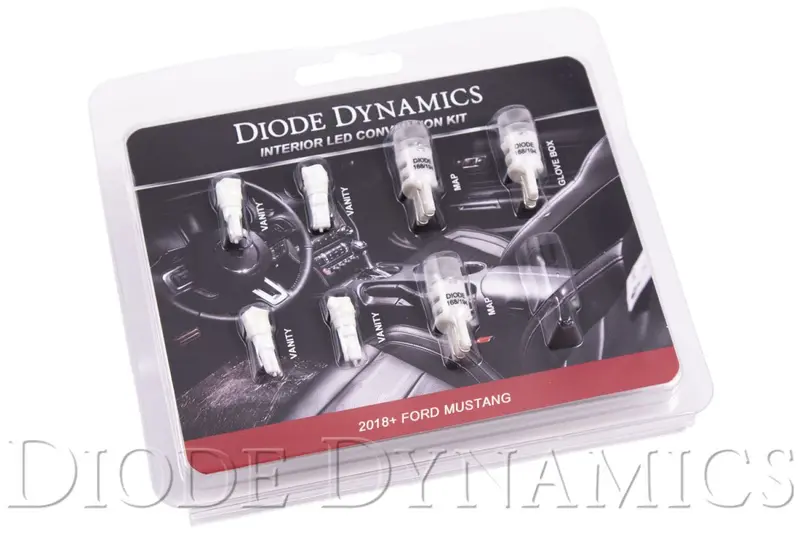 Mustang Interior Led Light Kit 18-19 Mustang Stage 1 Cool White Diode Dynamics 1