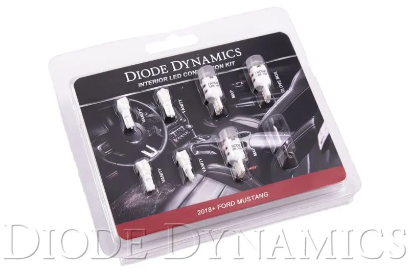 Mustang Interior Led Light Kit 18-19 Mustang Stage 2 Cool White Diode Dynamics 1