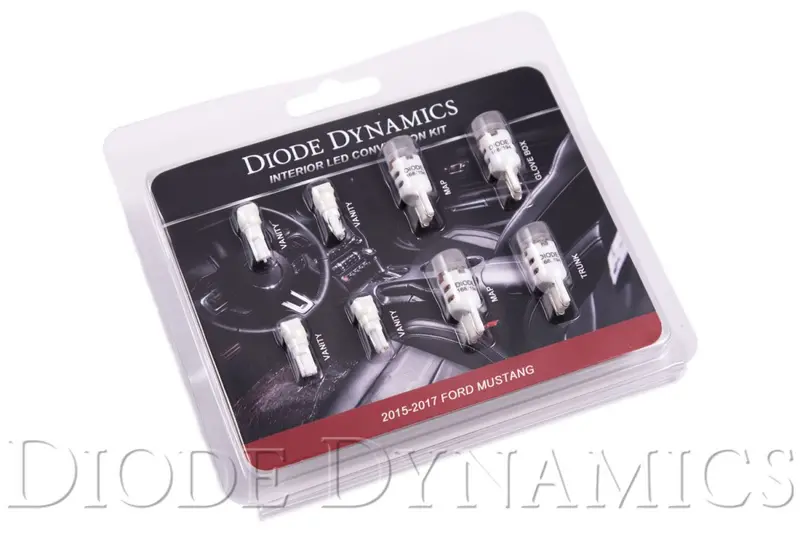 Mustang Interior Light Kit 15-17 Mustang Stage 2 Cool White Diode Dynamics 1