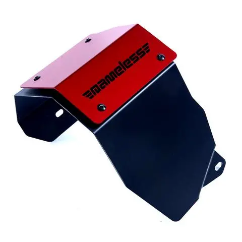 Nameless Performance Turbo Heatshield Black Ceramic W/ Red 1