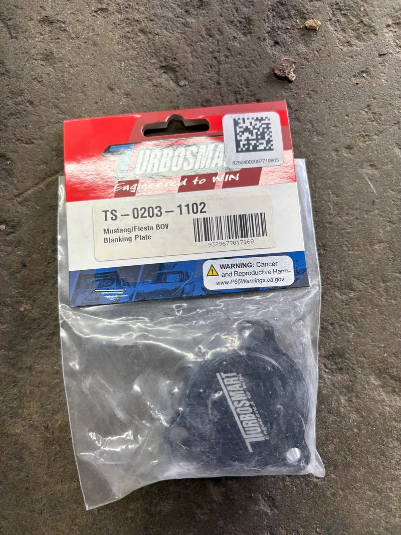 Open Box: Turbosmart Fiesta St / Mustang Bov Blanking Plate 1