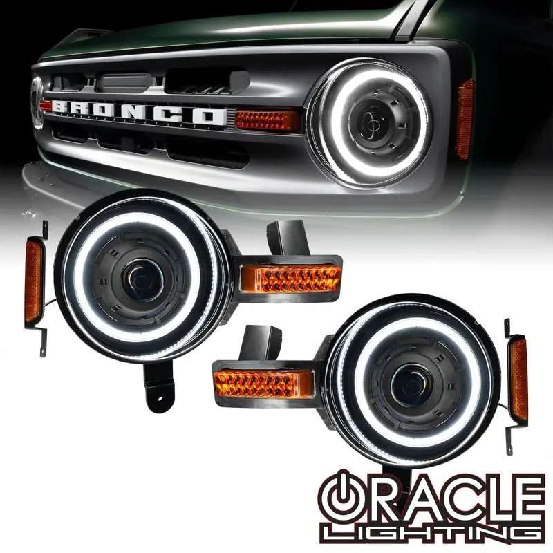 Oracle 2021+ Ford Bronco Oculus Bi-Led Projector Headlights 1