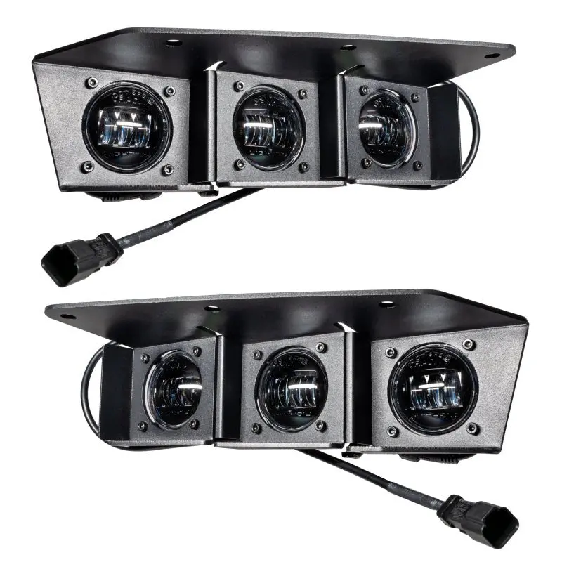 Oracle Lighting 21-22 Ford Bronco Triple Led Fog Light Kit For Steel Bumper - White 1